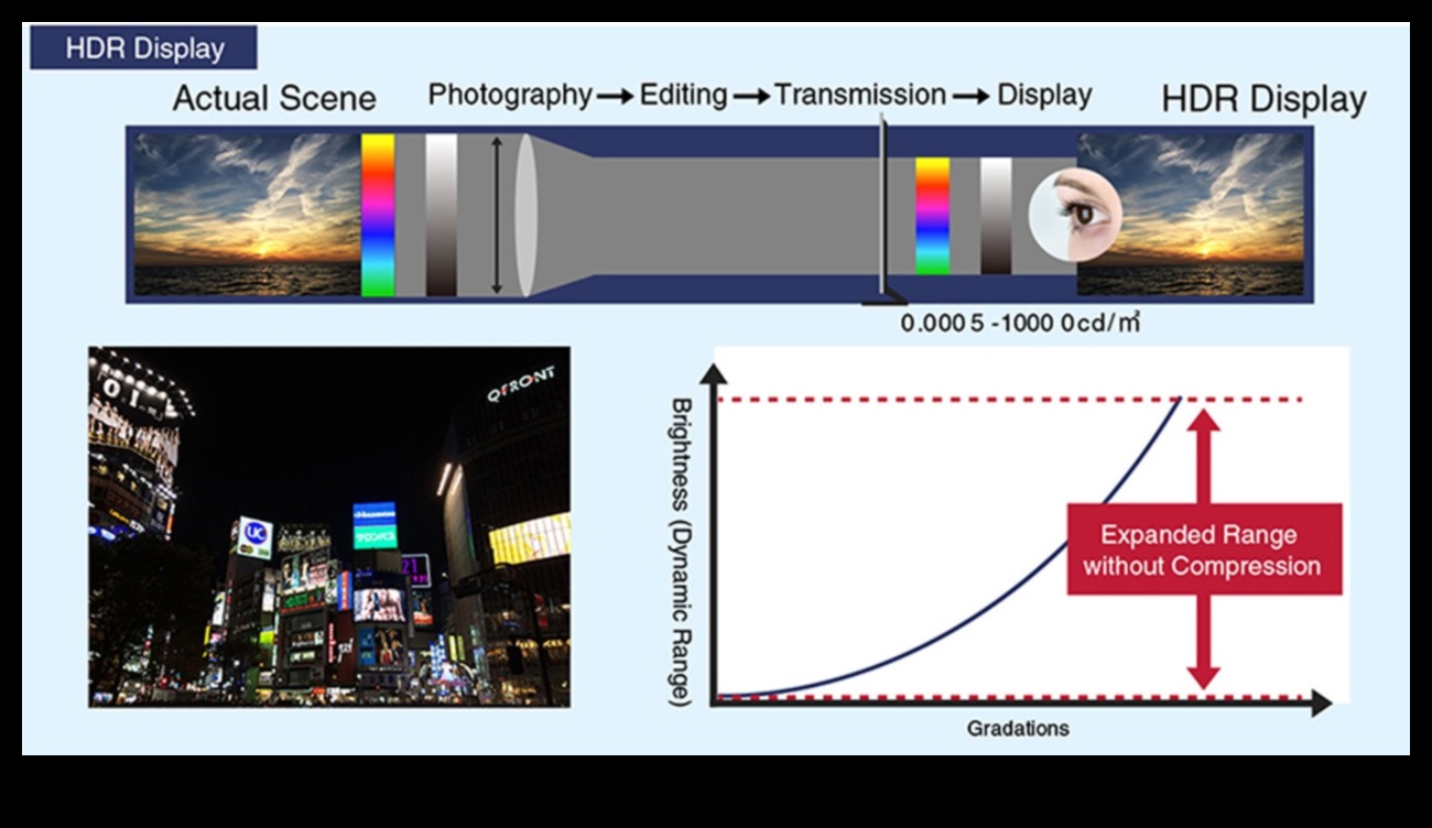 HDR Cennetleri: Gerçekçi Görüntüler için Yüksek Dinamik Aralığa Sahip Monitörler