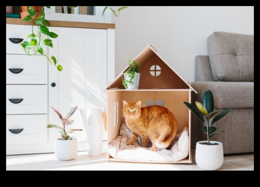 DIY Kedi Mobilyaları Devamı: Kediniz için Şık ve Yaratıcı Tasarımlar