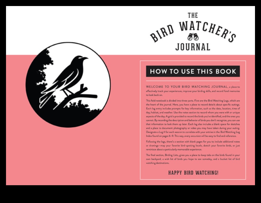 Birdwatcher's Journal: Dikkate Değer Kuş Karşılaşmalarını Belgelemek