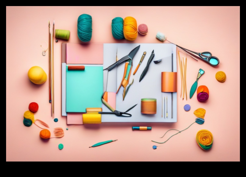 DIY Delight: Artistic Explorer için zanaat malzemeleri